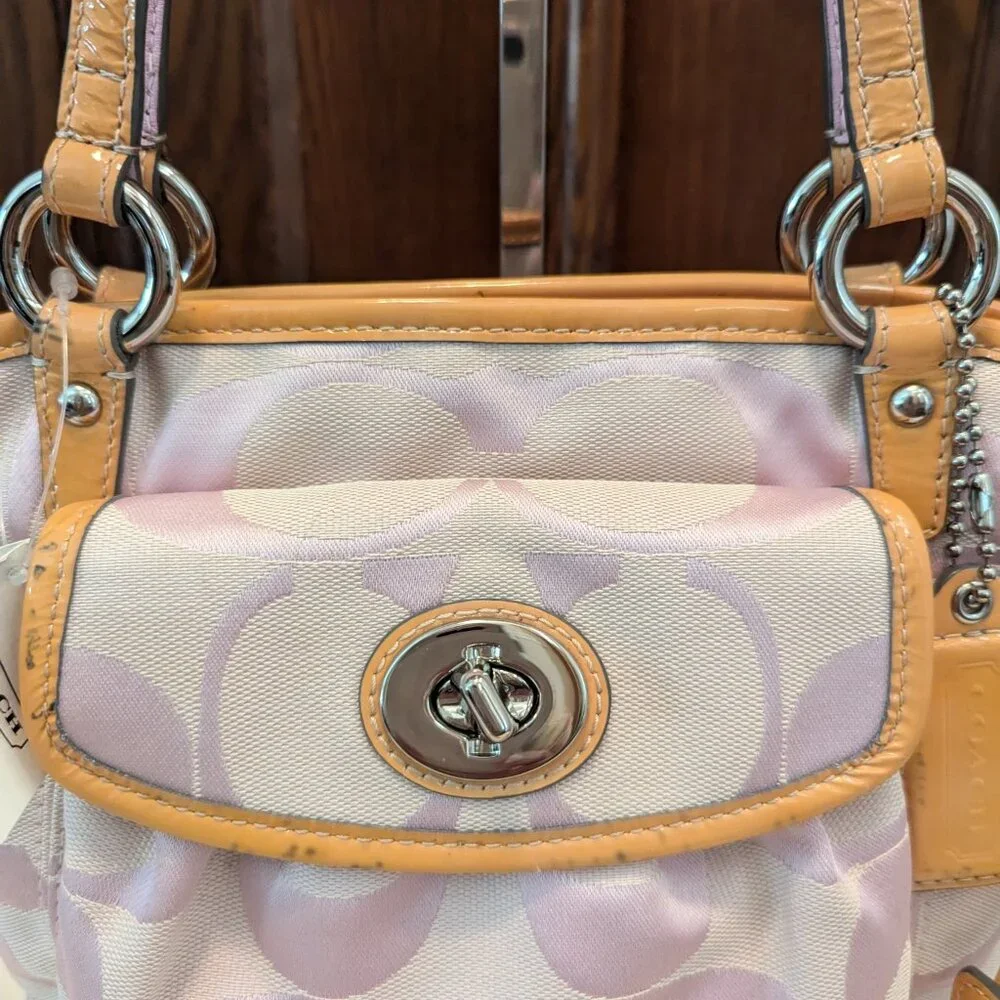 Coach Vintage Small Pink Bag NWT - Picture 5 of 12